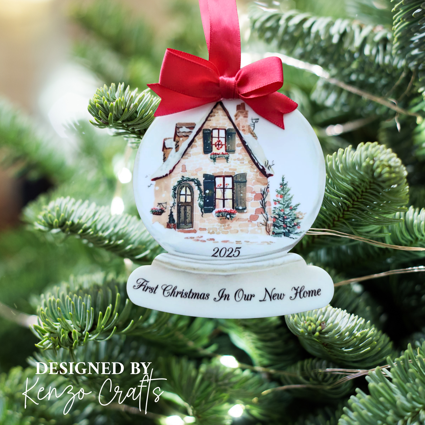 Personalised New Home Christmas Bauble | First Home Keepsake Gift