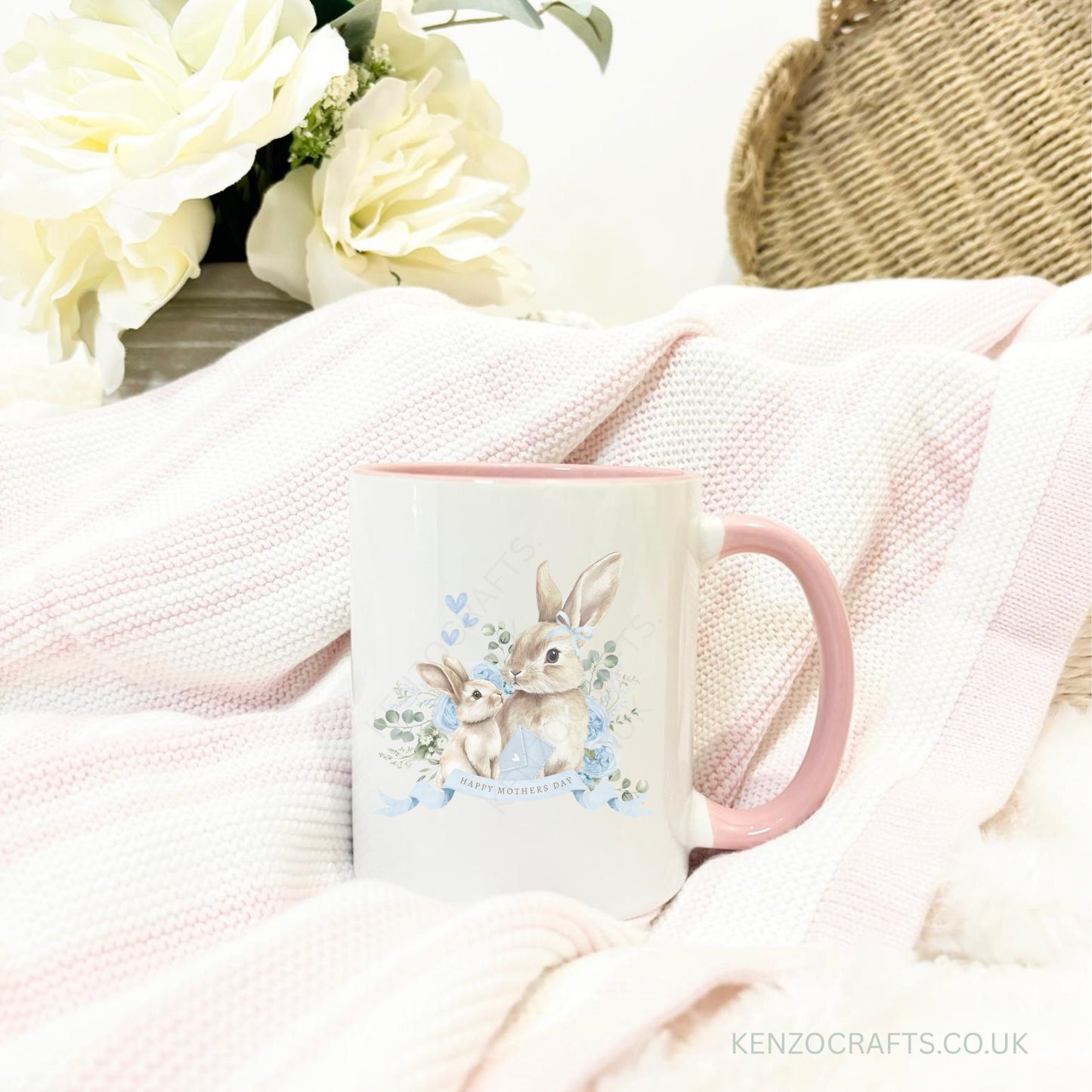 Personalised Mother's Day | Birthday Mug | Bunny Design | Custom Message