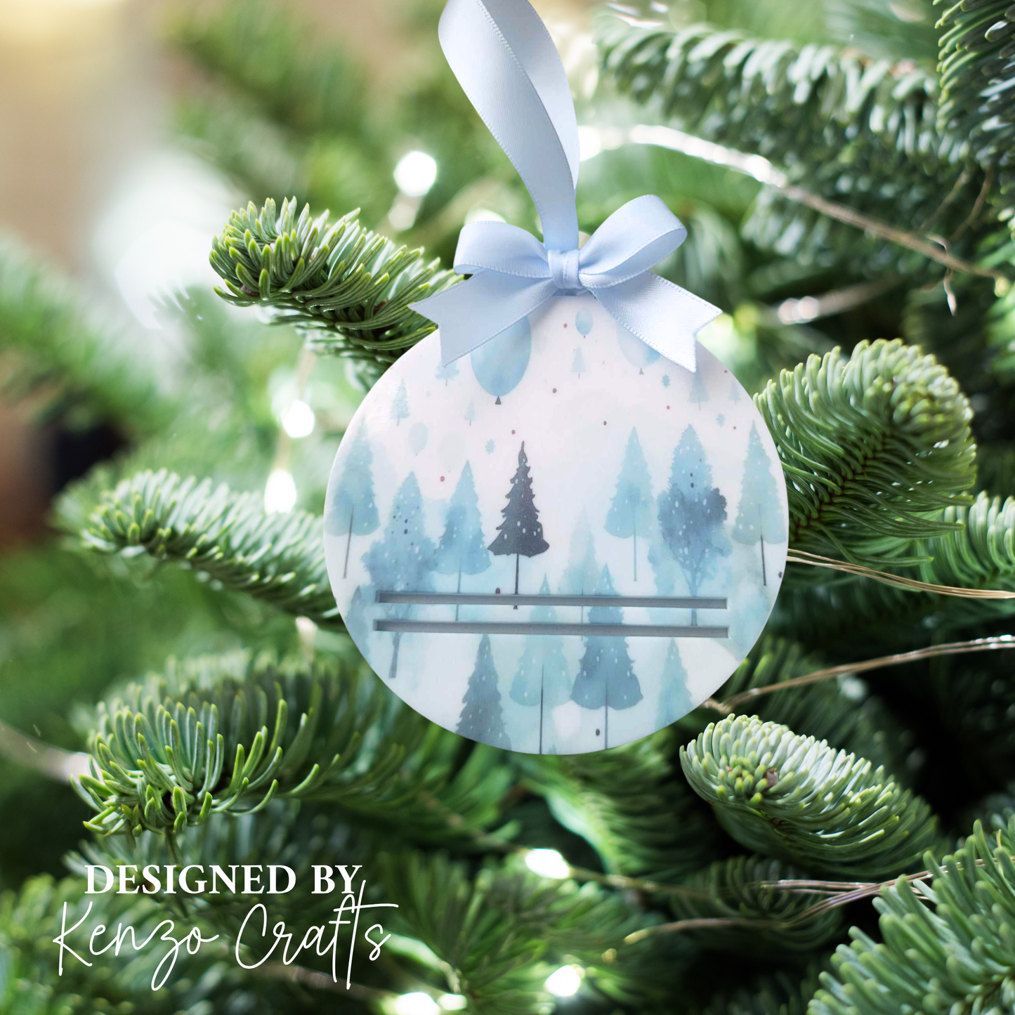 Personalised Christmas Money Bauble – Tree Design