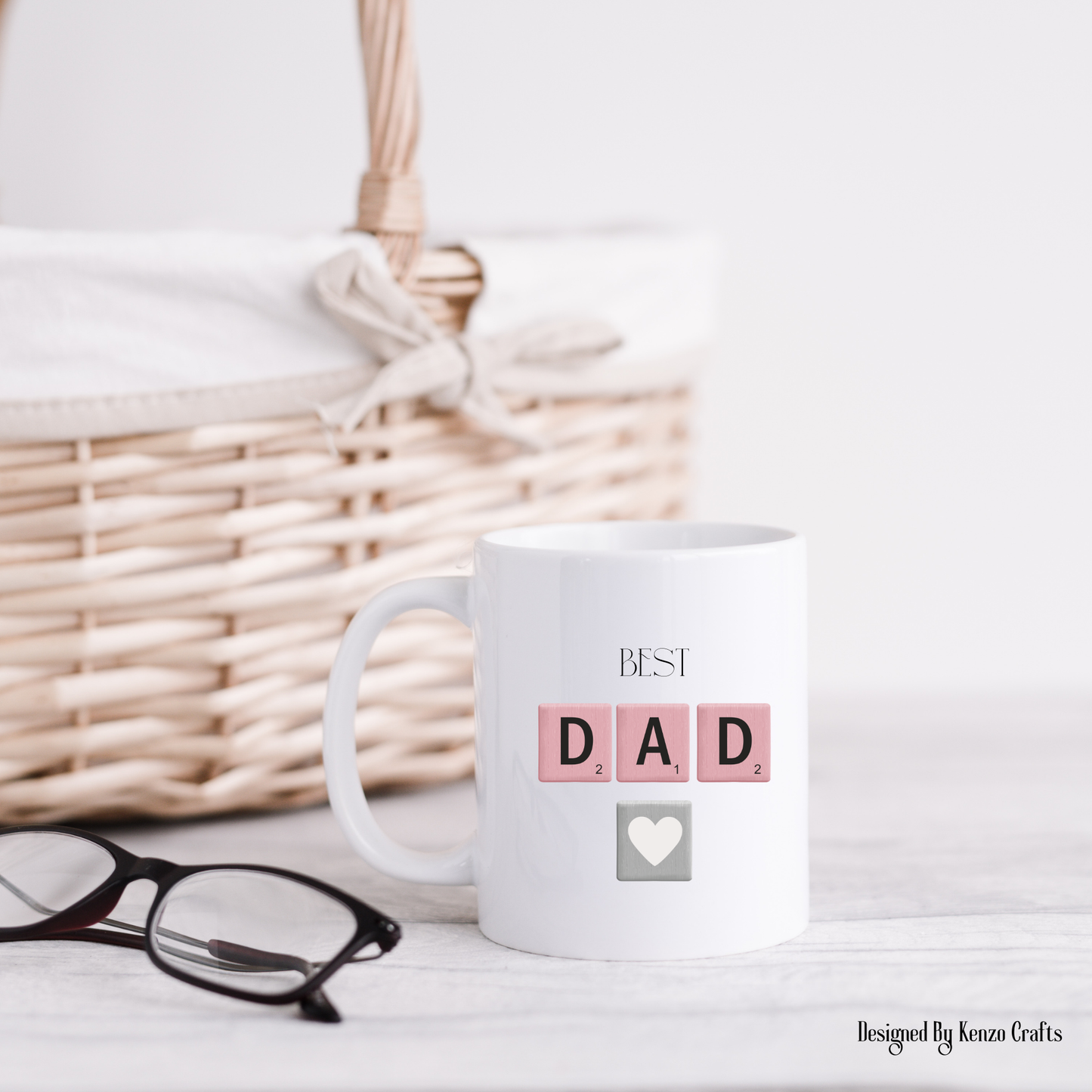 Personalised Scrabble Name Mug | Custom Message | Unique Gift