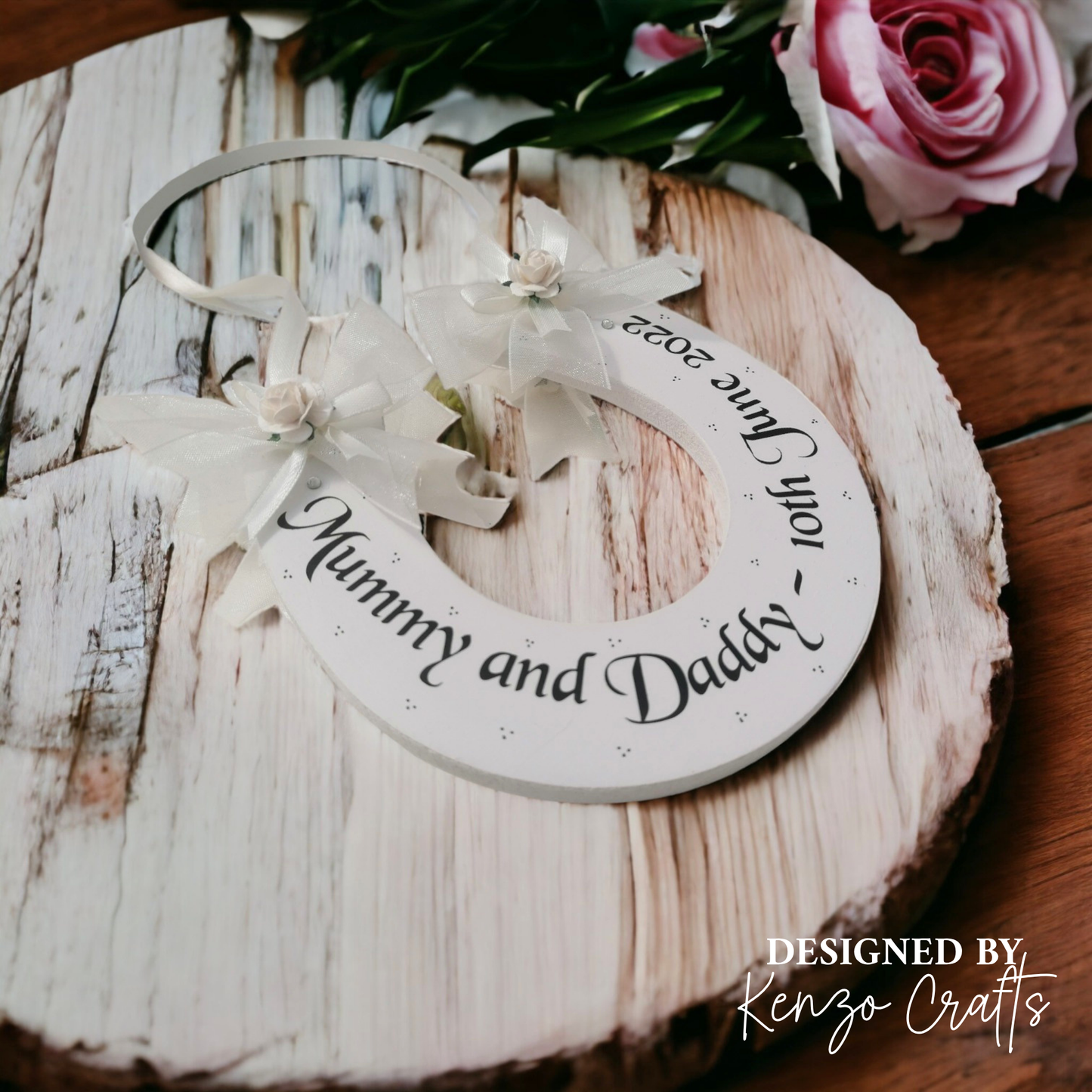 Personalised Wedding Horseshoe Keepsake