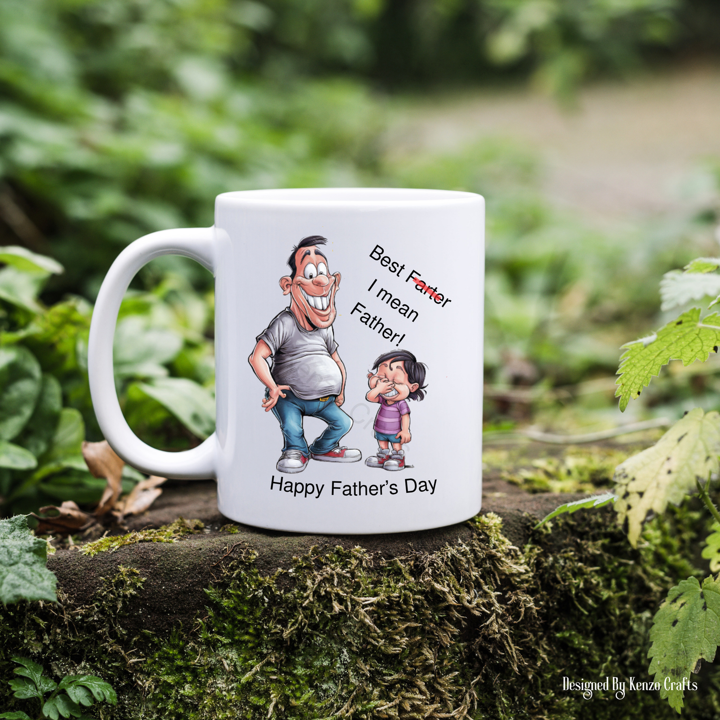 Funny 'Best Farter' Dad Mug | Personalised Father's Day Gift