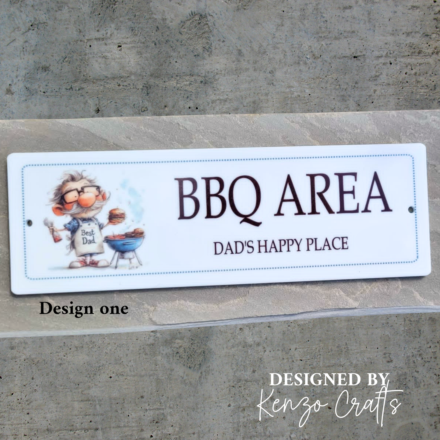 Personalised BBQ Sign – Funny Dad Gift for Shed, Garage & Man Cave