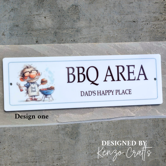 Personalised BBQ Sign – Funny Dad Gift for Shed, Garage & Man Cave