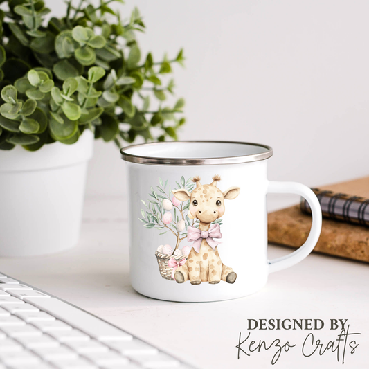 Kids Personalised Easter Mug | Enamel | Add a Name & Message