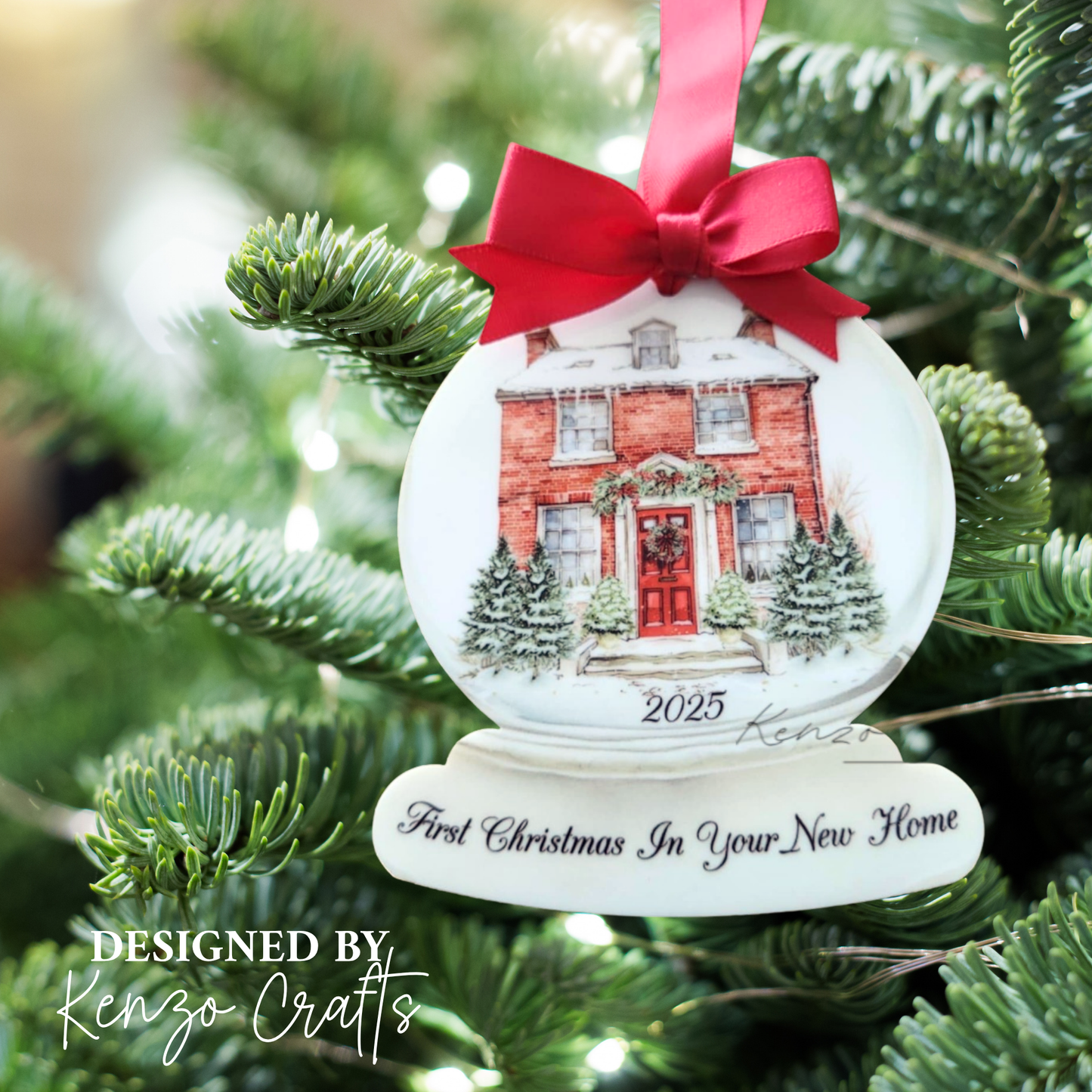 Personalised New Home Christmas Bauble | First Home Keepsake Gift