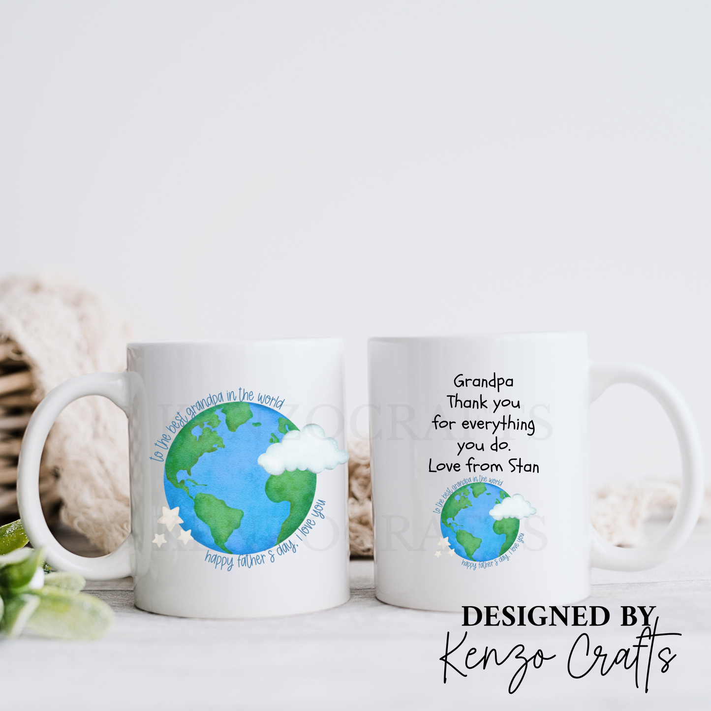 Personalised Best Dad in the World Mug | Father's Day Gift