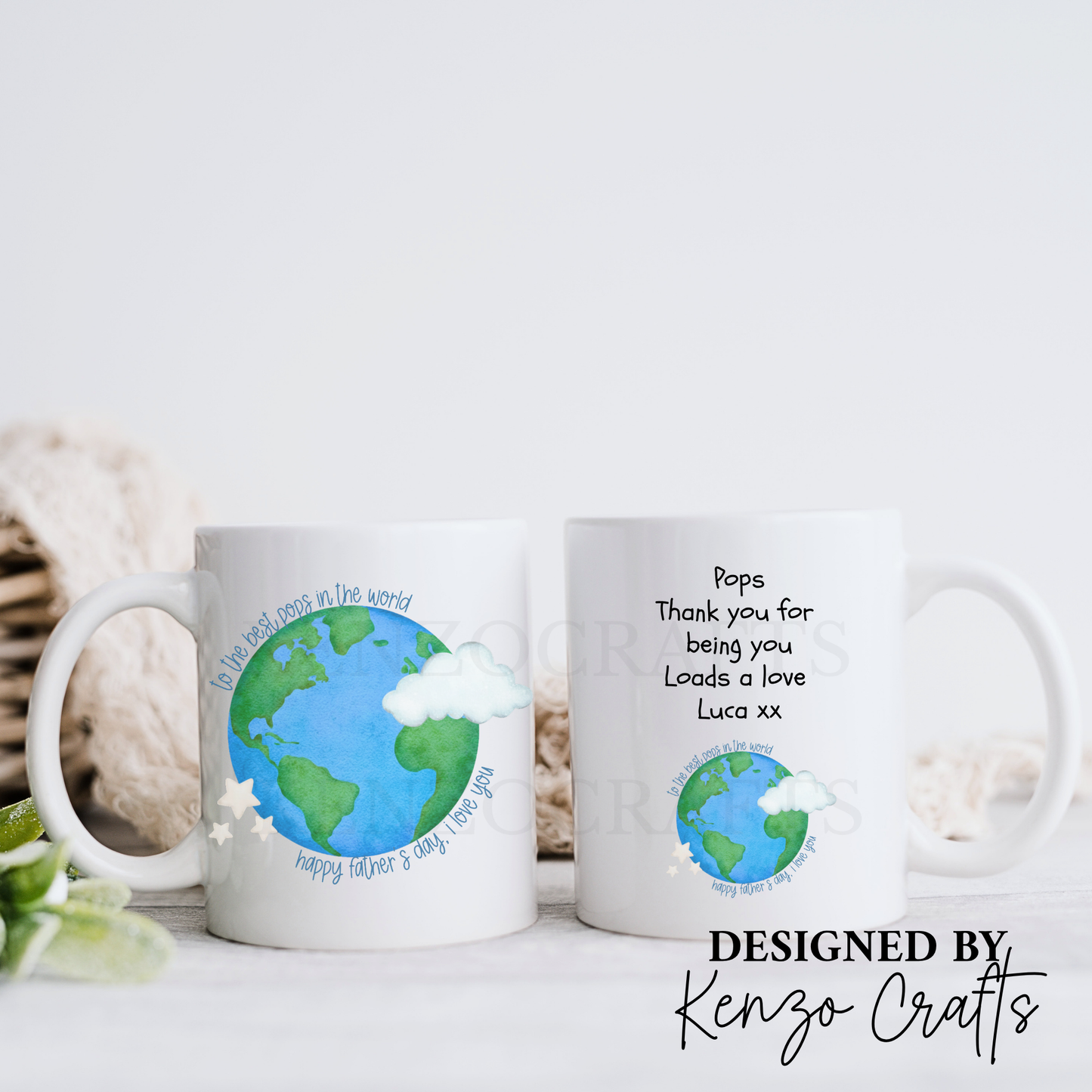 Personalised Best Dad in the World Mug | Father's Day Gift