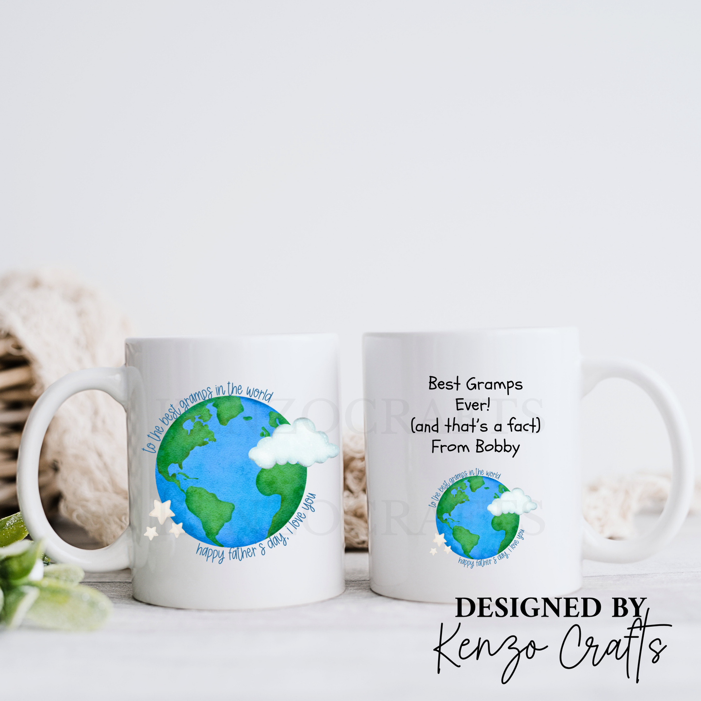 Personalised Best Dad in the World Mug | Father's Day Gift