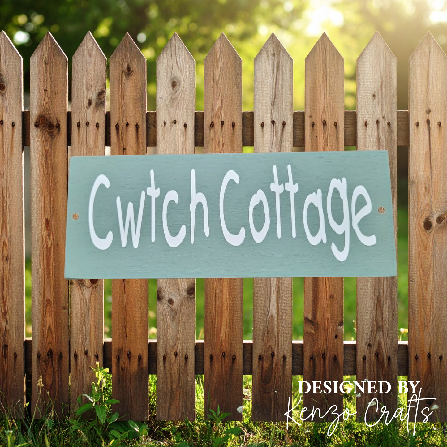 Personalised Children's Wooden Mud Kitchen Sign | Custom Playhouse & Den Plaque