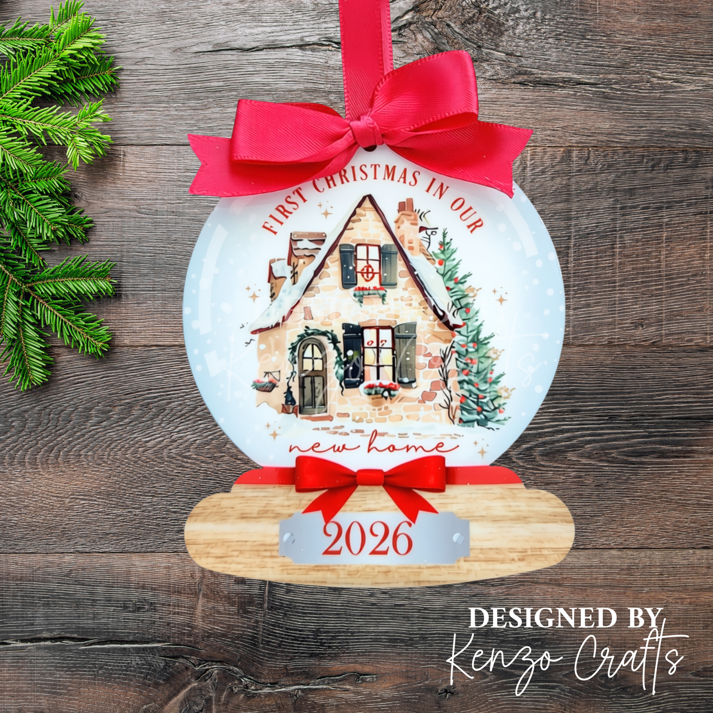 Personalised New Home 2026 Christmas Bauble | Keepsake Gift