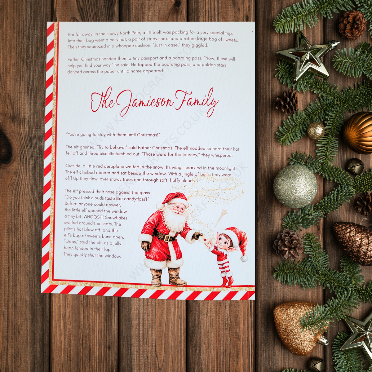 Personalised Christmas Elf Story Package