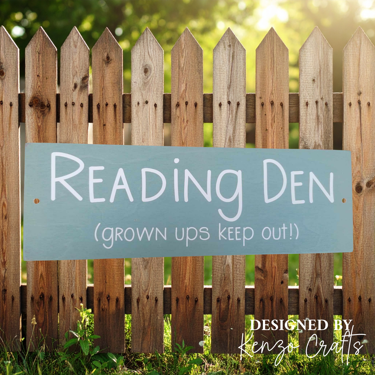Personalised Children's Wooden Mud Kitchen Sign | Custom Playhouse & Den Plaque