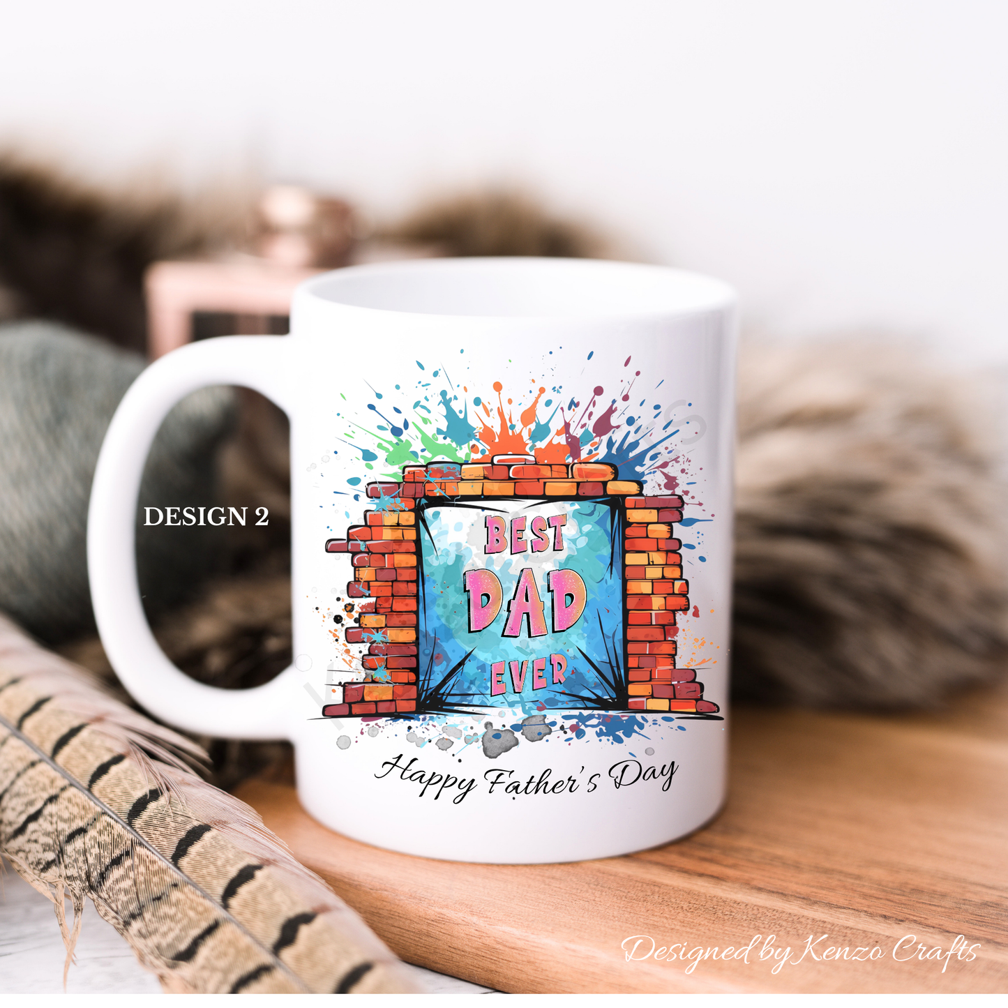 Personalised Graffiti Dad Mug | Father's Day Gift
