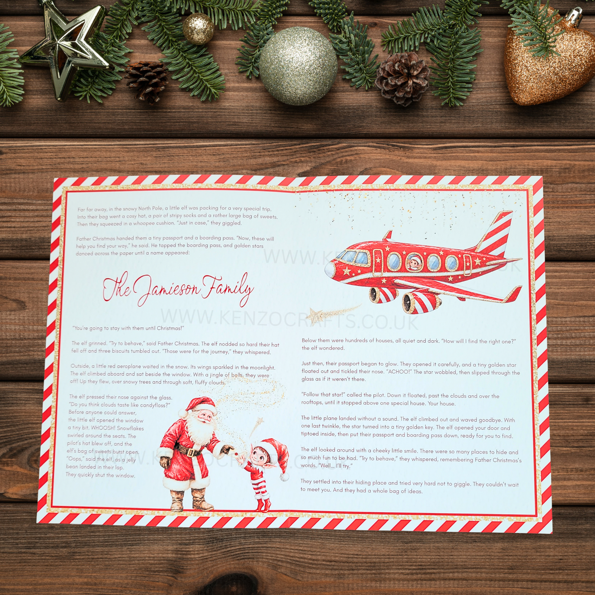 Personalised Christmas Elf Story Package