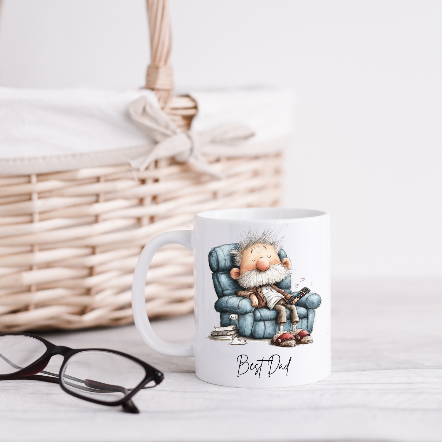 Whimsical Male Character Custom Mug