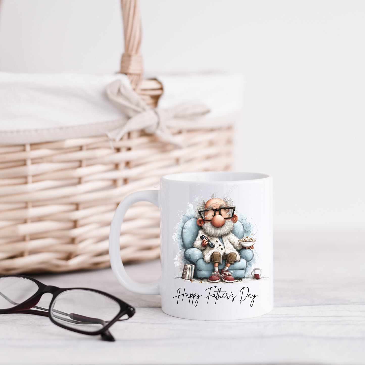 Whimsical Male Character Custom Mug