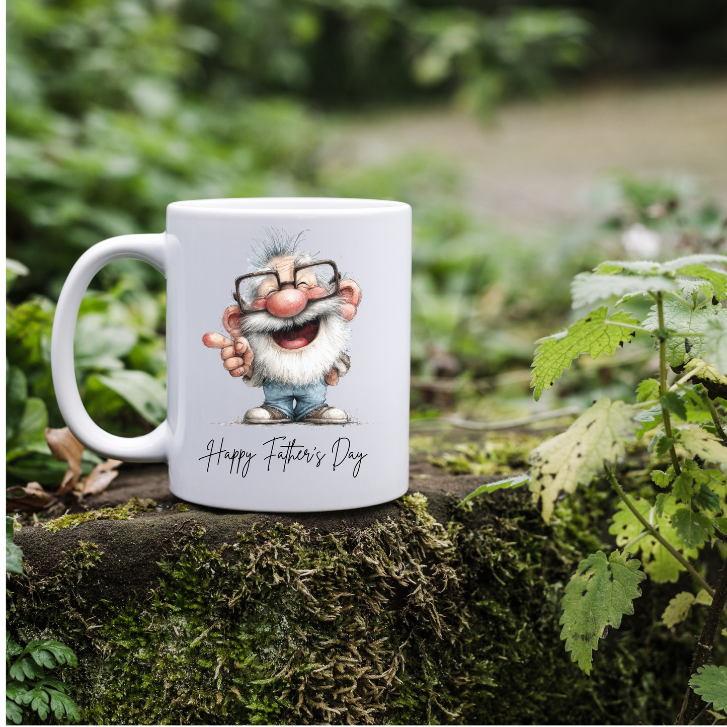 Whimsical Male Character Custom Mug