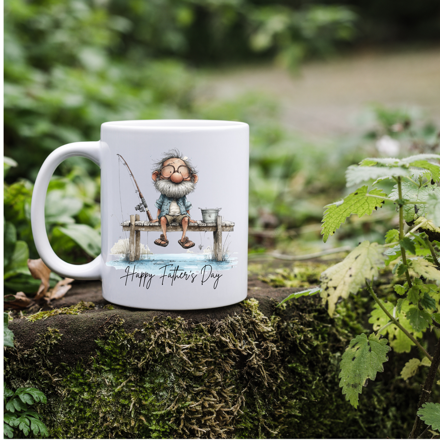 Whimsical Male Character Custom Mug