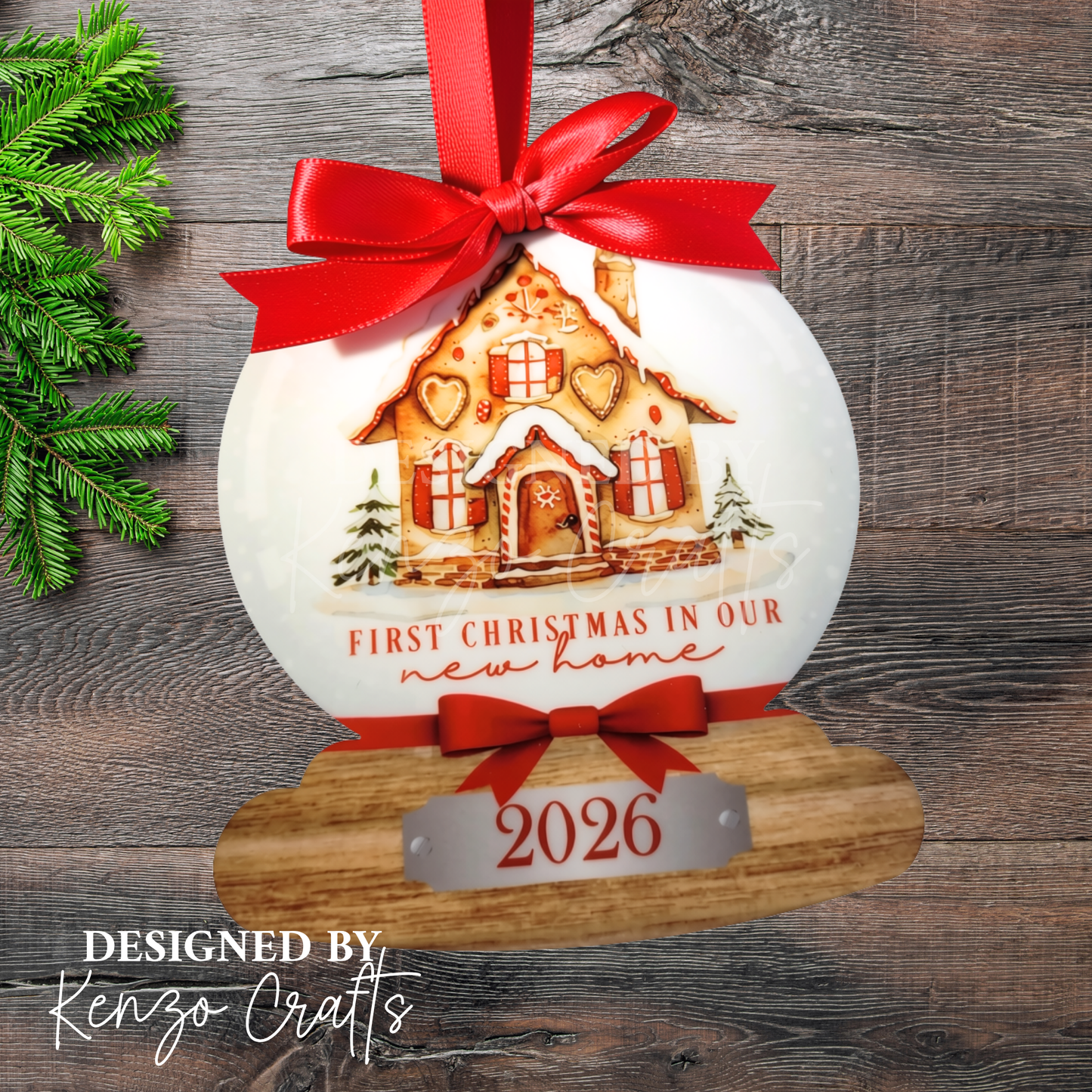 Personalised New Home 2026 Christmas Bauble | Keepsake Gift