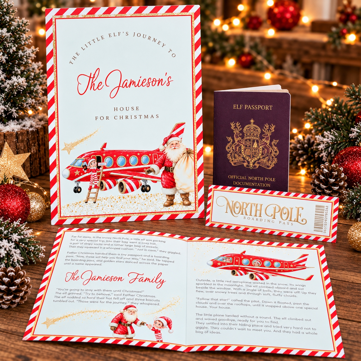 Personalised Christmas Elf Story Package