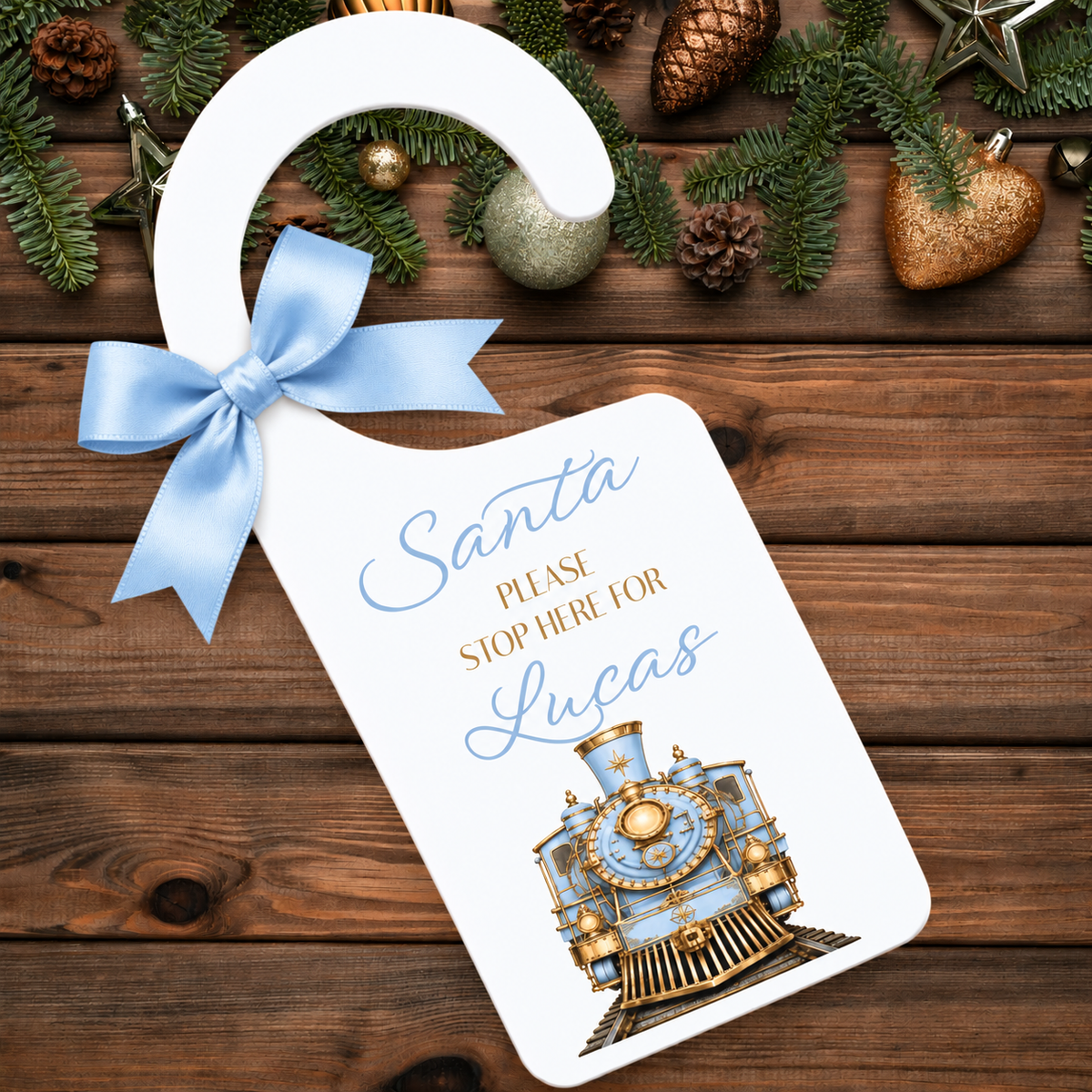 Personalised North Pole Express Train Christmas Eve Bundle