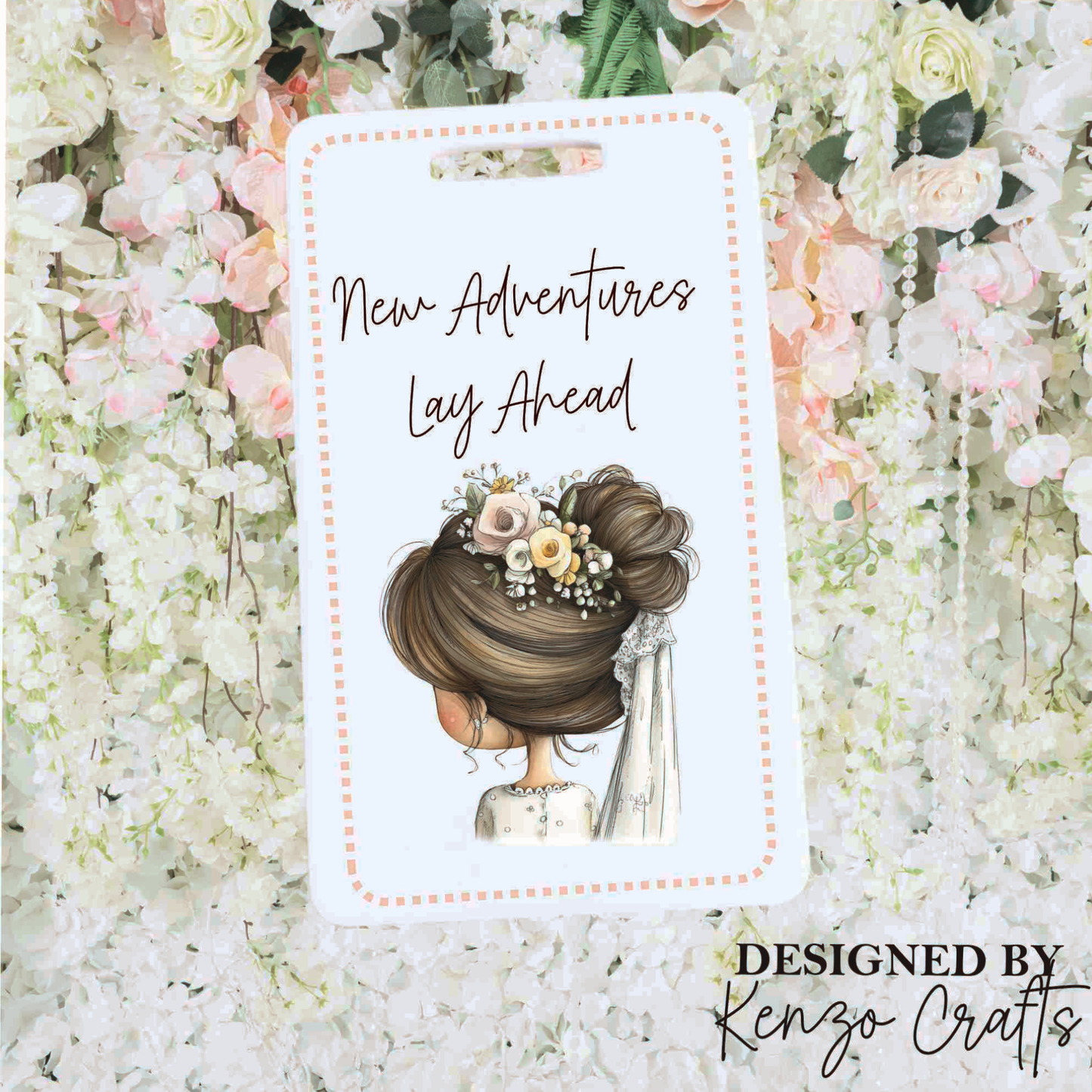 Personalised Honeymoon Luggage Tags | Custom Wedding Suitcase Tags