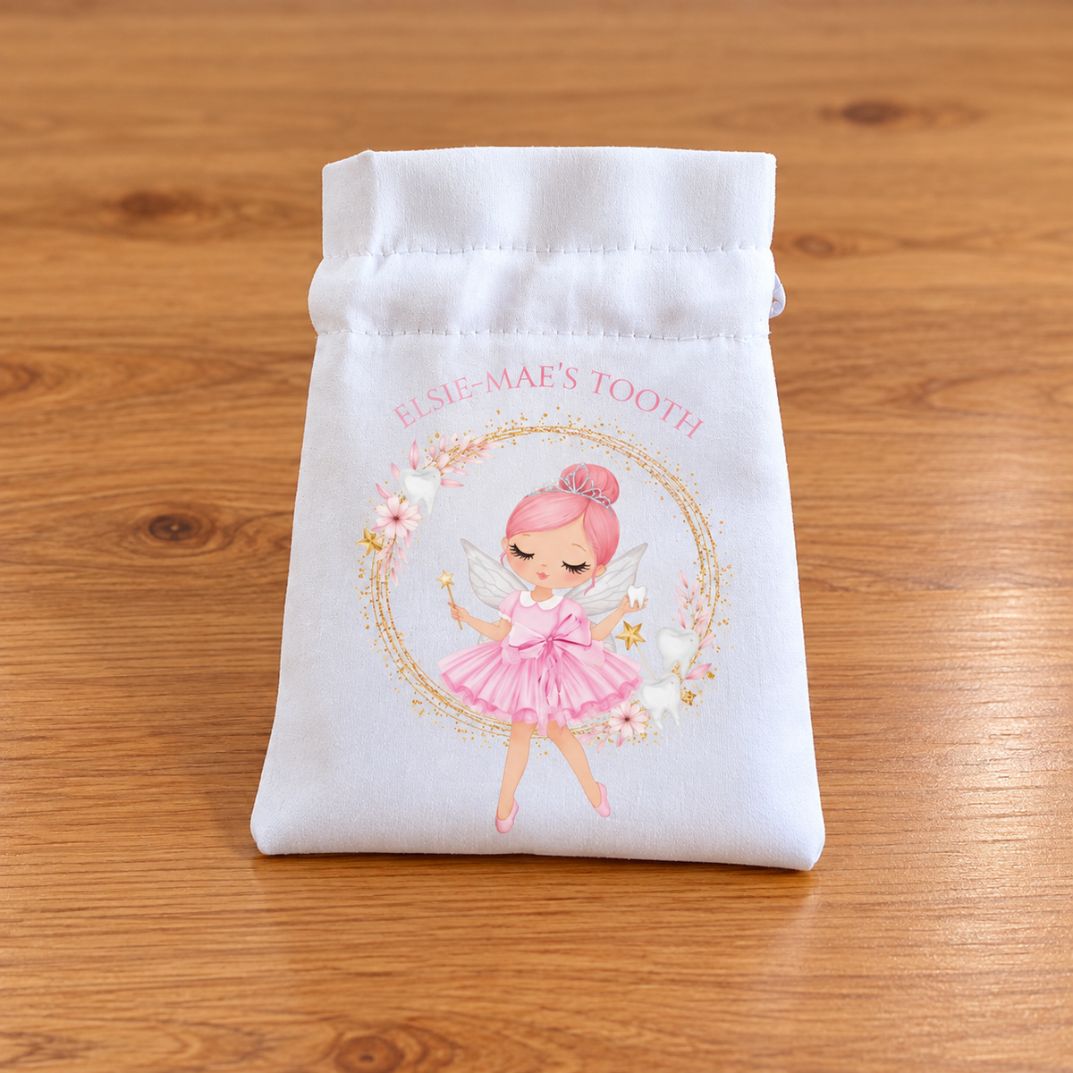Personalised Tooth Fairy Bundle Includes A4 Certificate & Reusable Bag
