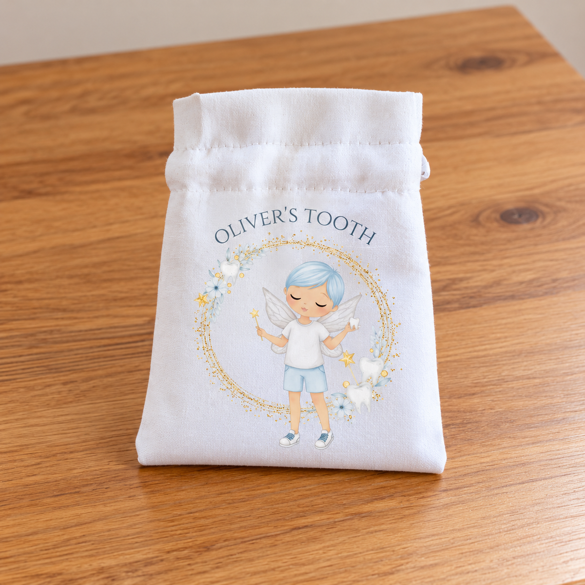 Personalised Tooth Fairy Bundle Includes A4 Certificate & Reusable Bag